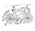 Sears 50565391 frame assembly diagram