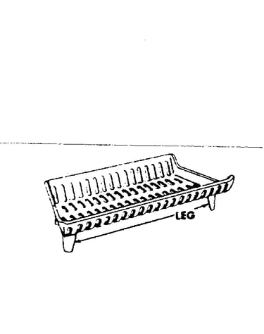 Cast iron grate basket
