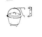 Kenmore 143841490 boston bean pot with crane hook - no. 42-84025 diagram