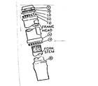 Sears 50245590 head fittings diagram