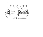 Sears 50246640 front hub parts diagram