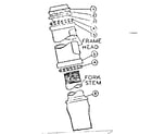 Sears 50246752 head fittings diagram