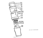 Sears 50246961 head fittings diagram