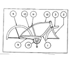 Sears 50247290 frame assembly diagram