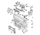 LXI 30421460350 front cabinet assembly diagram