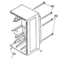 LXI 30421460350 right speaker box assembly diagram