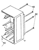 Right speaker box assembly