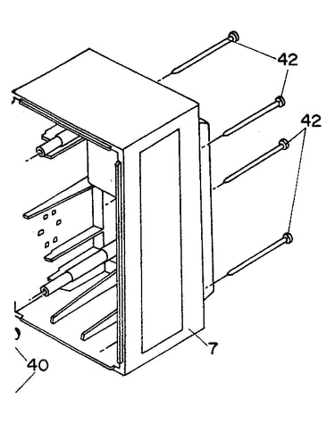 Right speaker box assembly