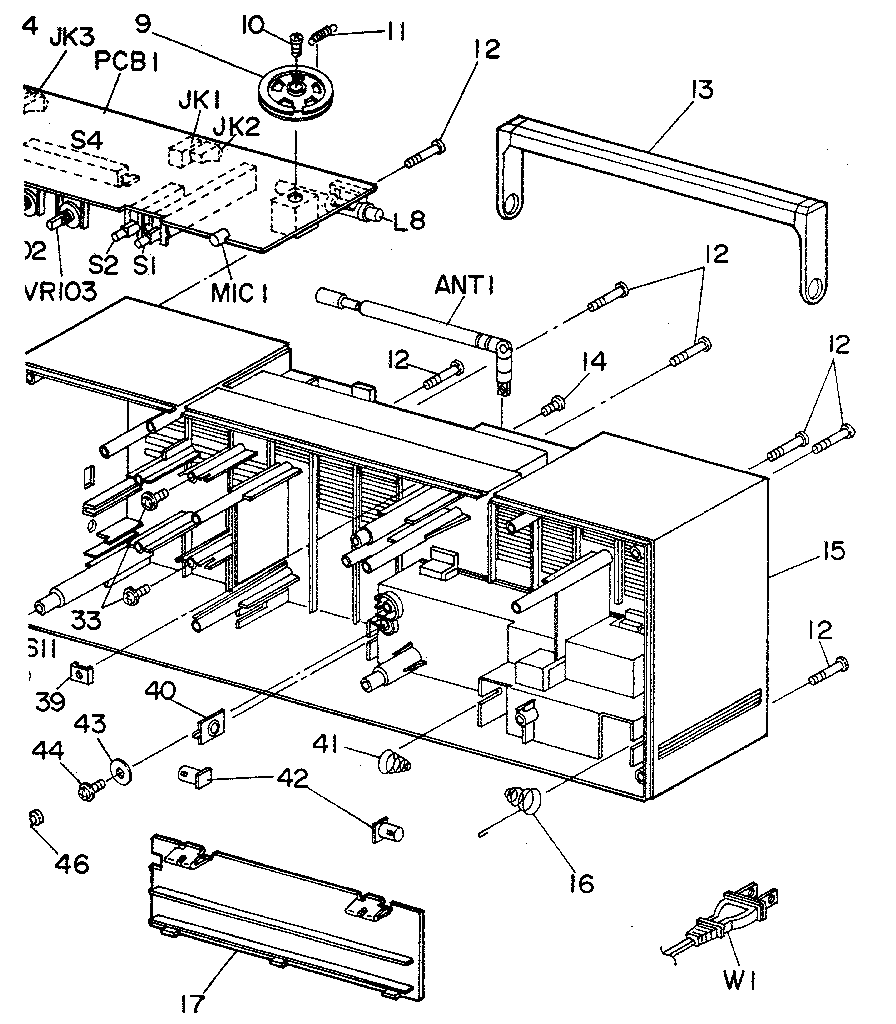 Back lid assembly