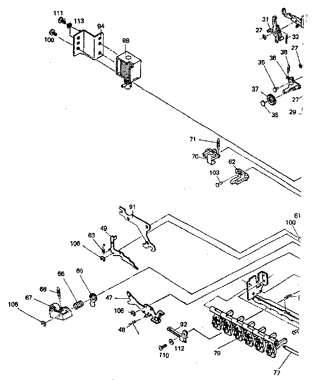 Solenoid bracket assembly