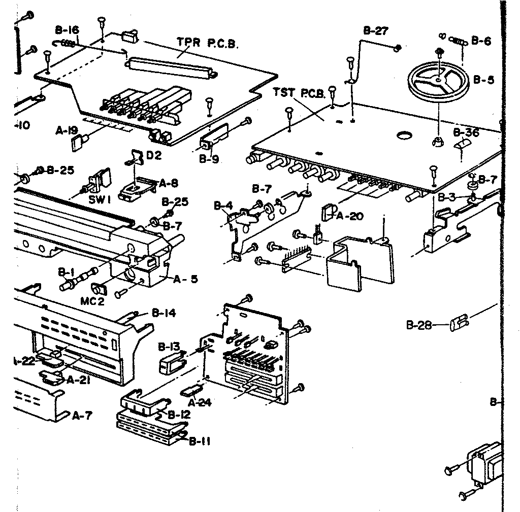 Tst pc board assembly