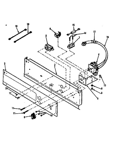 Manual timer control panel