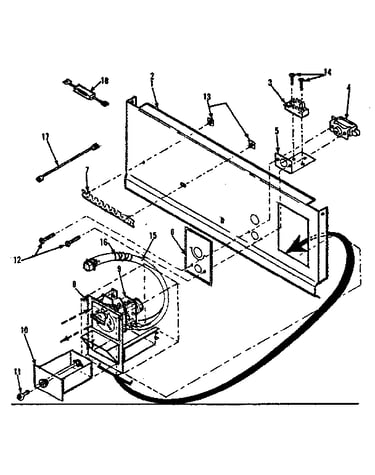 Inside attached coin meter