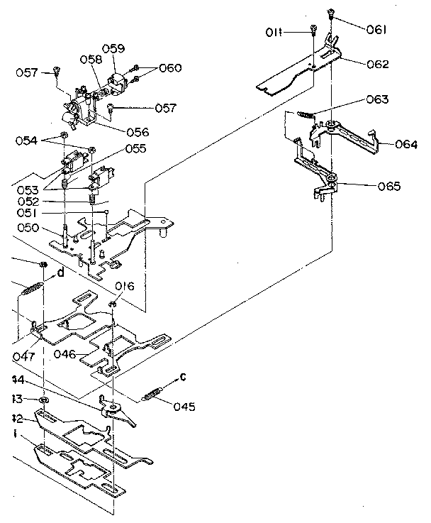 Cassette mechanism (top)