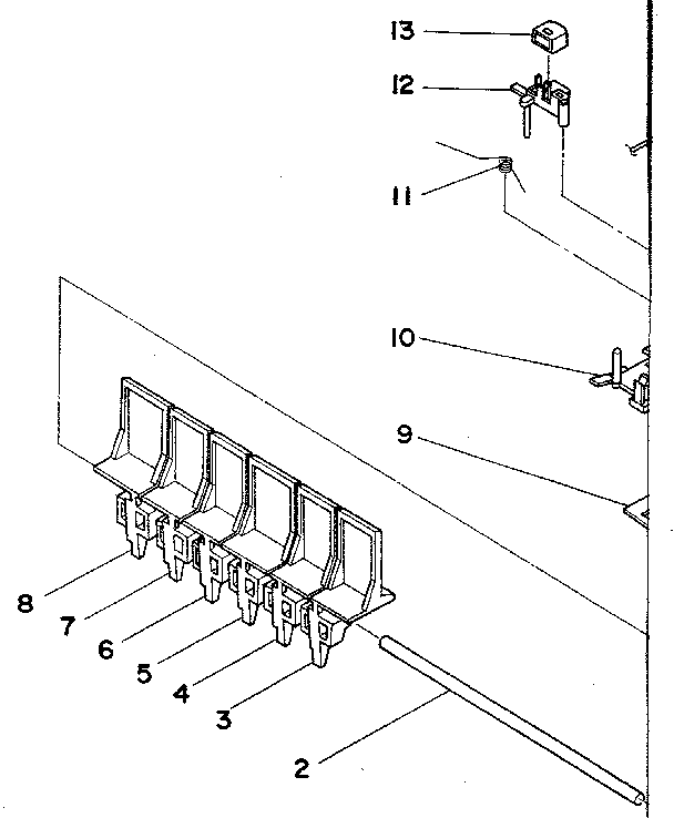 CASSETTE MECHANISM (TOP SECTION)