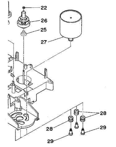 Cassette mechanism (top section)