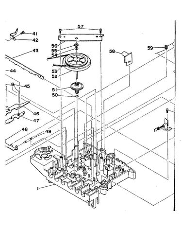Cassette mechanism (bottom section)