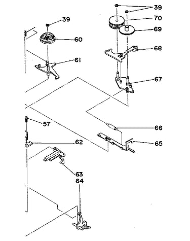 Cassette mechanism (bottom section)