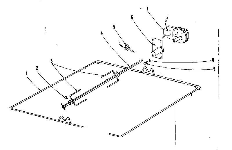 ACCESSORY - ROTISSERIE FOR MODEL 101.933620