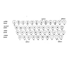 Sears 87153920 2011 keyboard chart diagram