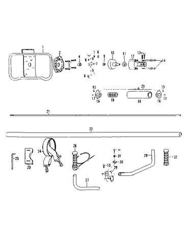 Main drive shaft and housing assembly