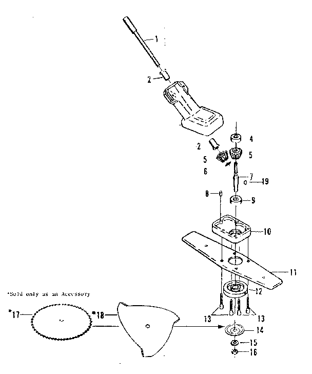 Lower cutting head