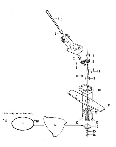 Lower cutting head