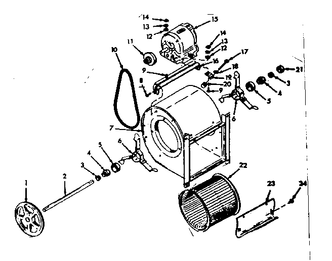 H-q blower assembly