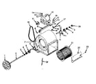 ICP DLO-84-4C blower assembly diagram