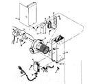 ICP DV-358-2 accessory blower assembly diagram