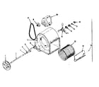 ICP HO-84-2 h-q blower assembly diagram