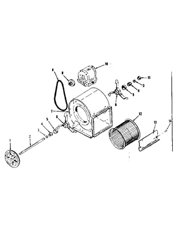 H-q blower assembly