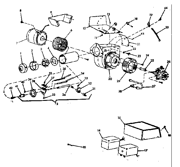 Oil burner assembly