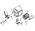 ICP HO-112DA-C h-q blower assembly diagram