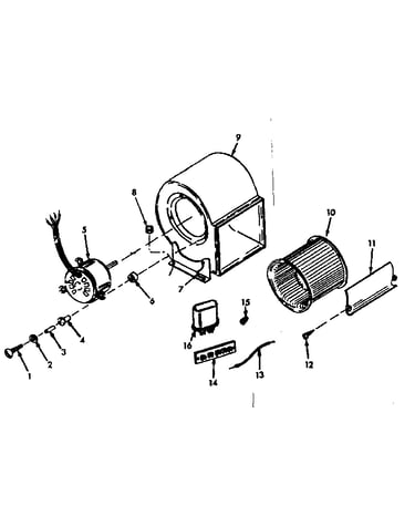 H-q blower assembly
