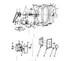 Kenmore 758640001 functional replacement parts diagram