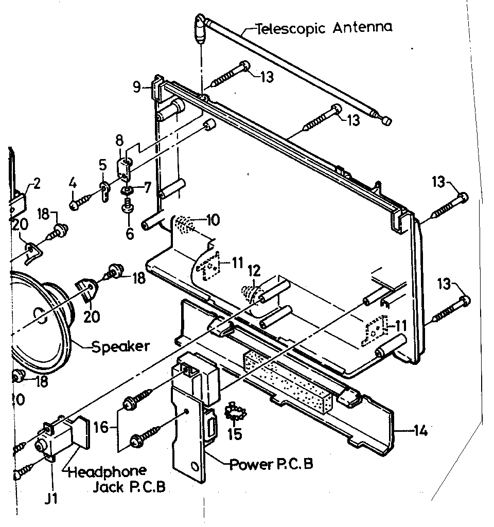 Cabinet back