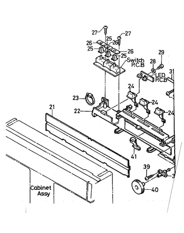 Chassis exploded view