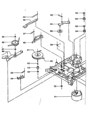 Cassette mechanism (bottom section)