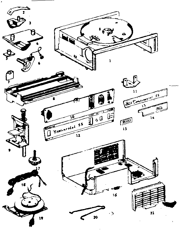 UPPER AND LOWER HOUSING