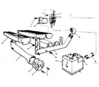 Kenmore 22996143 burner and manifold parts diagram