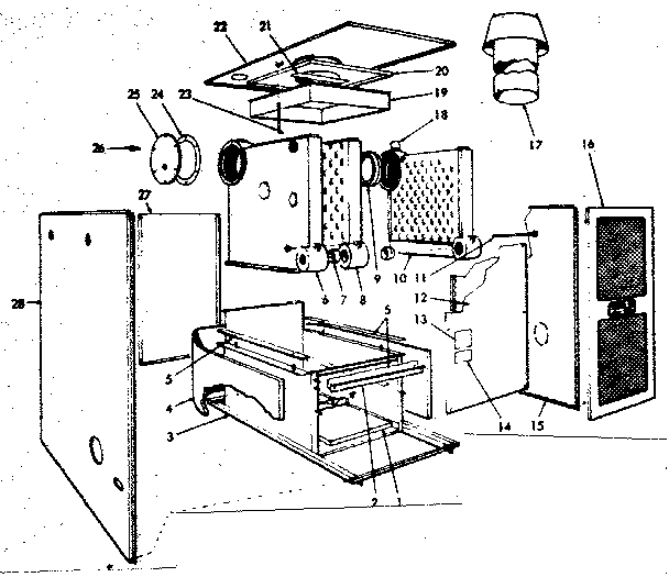Jacket - section and base parts