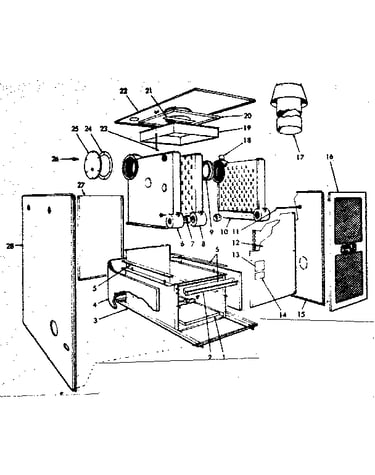 Jacket - section and base parts