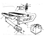 Kenmore 229961351 burner & manifold parts diagram