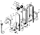 Kenmore 22996153 SERIES PV70 SA burners and manifolds diagram