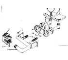Kenmore 229962371 gas burners and manifold diagram