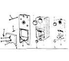 Kenmore 229962341 doors and unit sections diagram