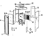 Kenmore 229962381 cabinet diagram