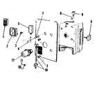 Kenmore 229962361 control and gauge installation (steam) diagram