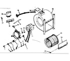 Kenmore 86777487 h-q blower assembly diagram